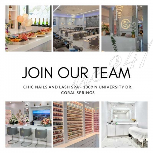 Cần Gấp Thợ Nail tại Coral Springs, Florida