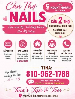 Cần Thợ Nail tại Mt Morris, Michigan – Vùng Mount Morris, Michigan