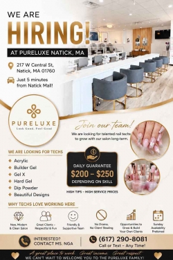 Cần Thợ Nail tại Natick, Massachusetts