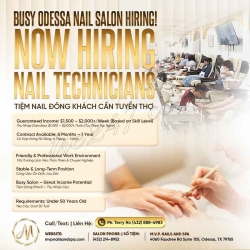 Cần Thợ Nail tại Odessa, Texas – ODESSA TX
