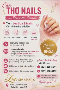 Cần Thợ Nail tại Titusville, Florida – Tay chân nước, Dip/SNS, Everything