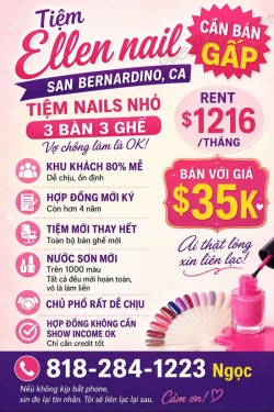 Sang Tiệm Nail tại San Bernardino, California – Income